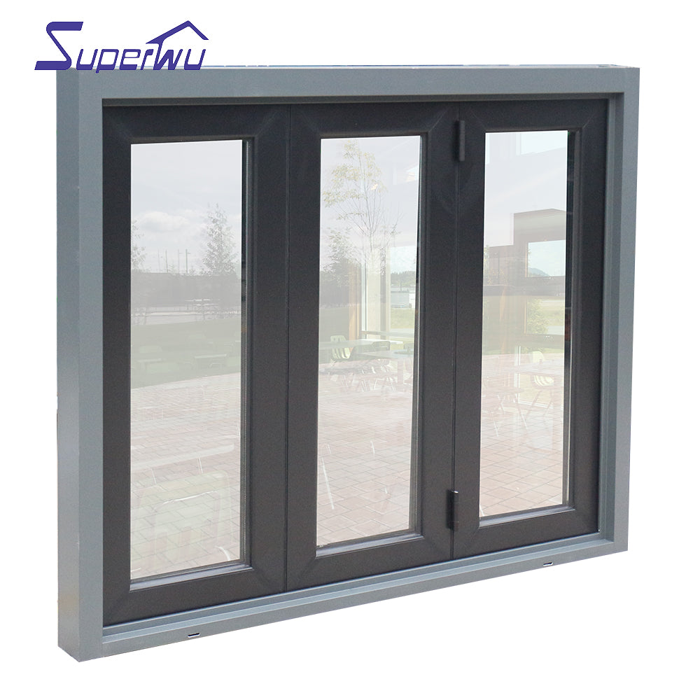 manufacturers house alu alum windows bi-folding window for prefab homes under 100k