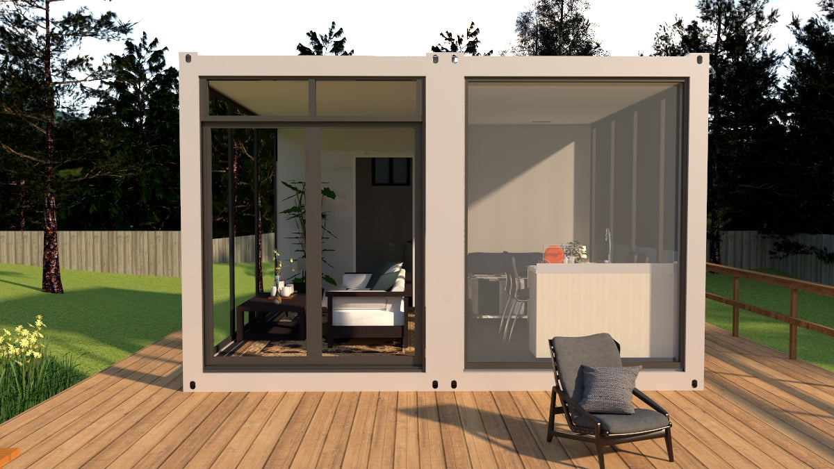 High quality one bedroom container homes prefab modular house prefabricated house with bathroom under 100k