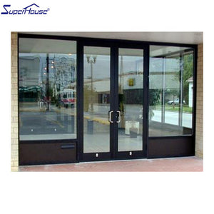 Superhouse Swing front aluminum casement combination doors equipped 2.2m big handle door stopper