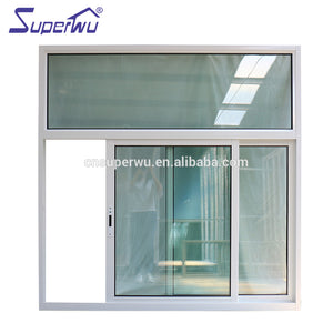 Superwu double glazed tempered glass windows corrosion resistant sliding window United States price
