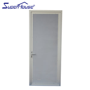 Superwu New design security mesh hinged door wholesale aluminum french door