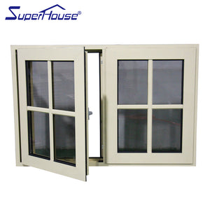 Superhouse North America NFRC and NOA standard high quality thermal break casement windows low e
