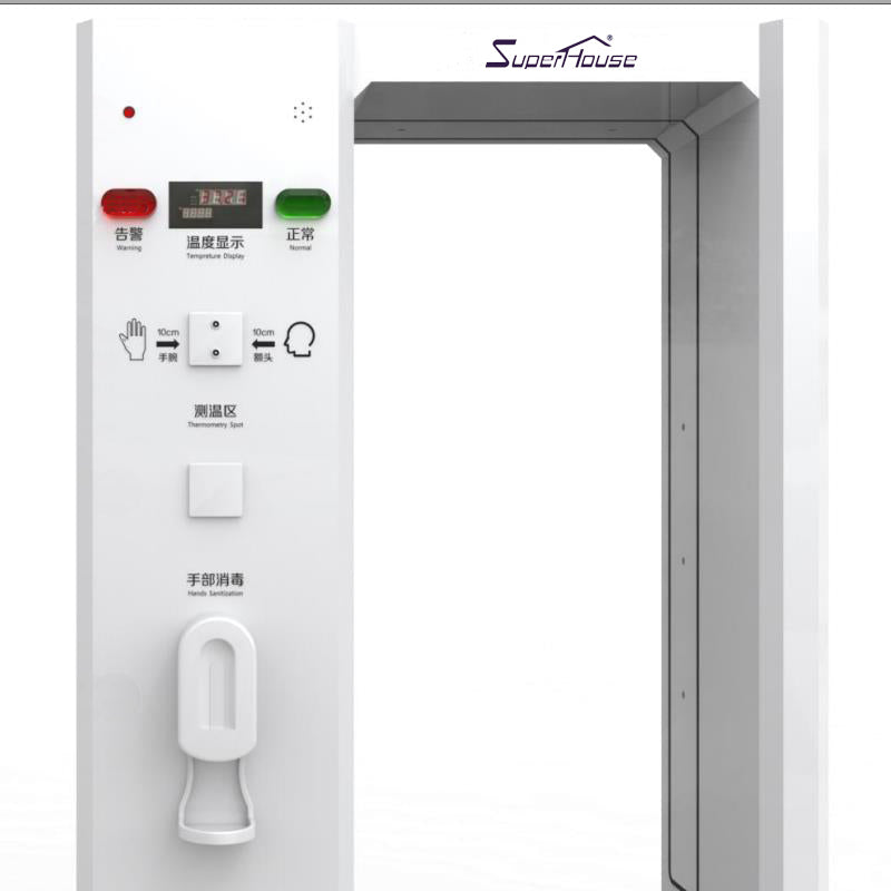 Superwu Superhouse Prefab house Temperature Measuring Disinfection Hand Sterilization Intelligent Anti-epidemic Machine