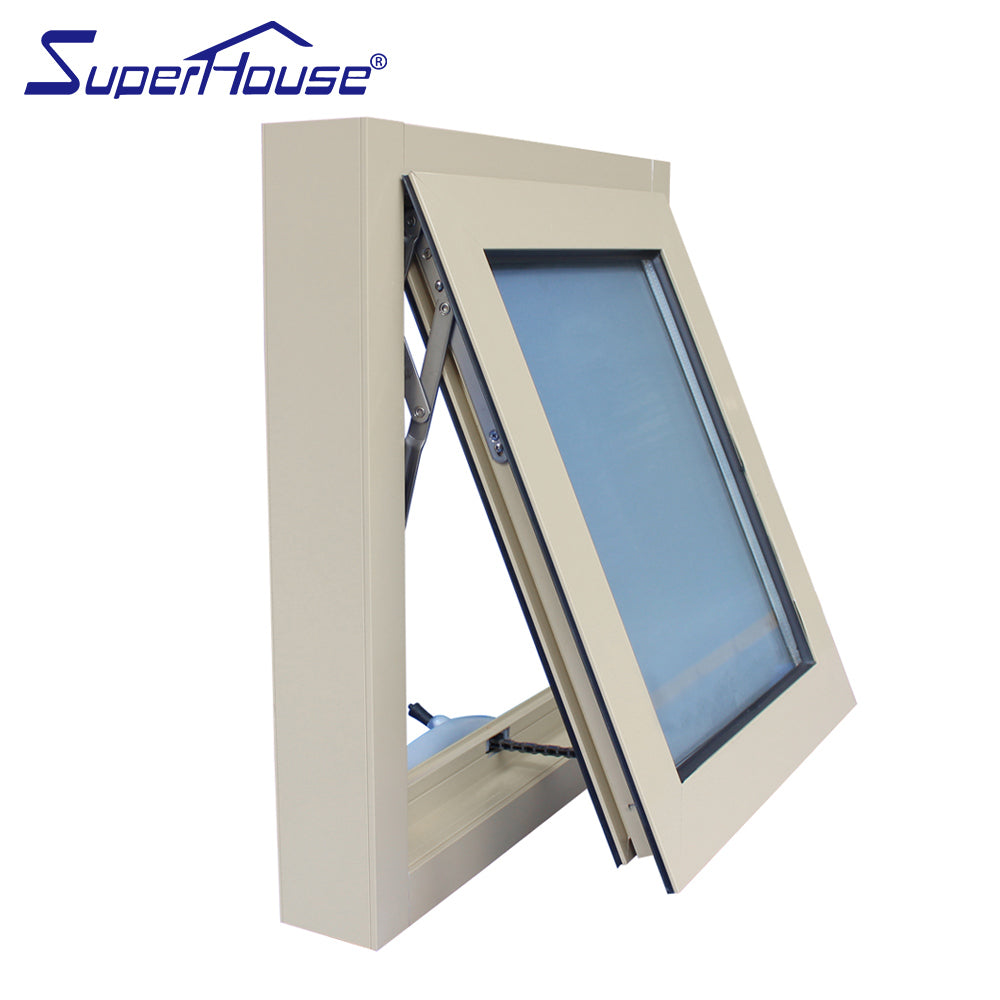 Superhouse Aluminium frame yellow color glass window