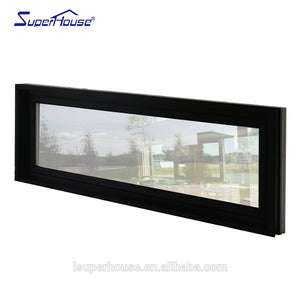 Superhouse Customized aluminium two sided color super color glass crank awning window