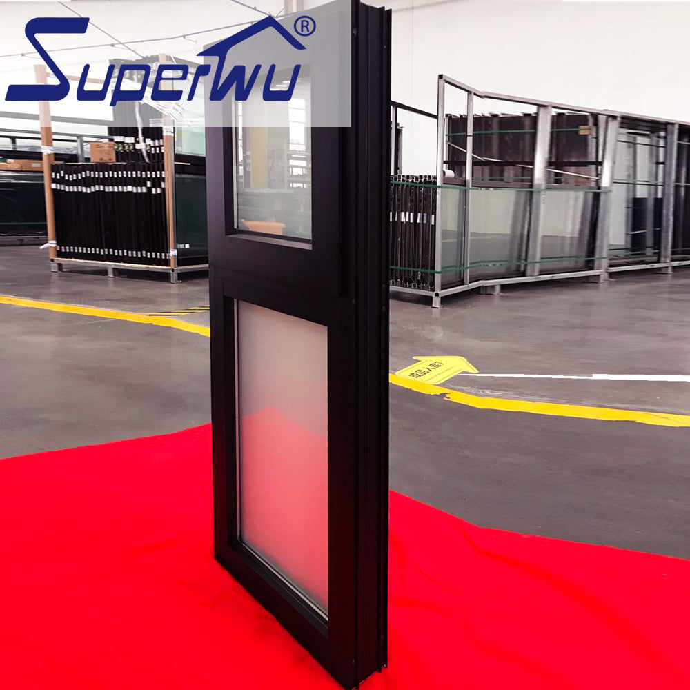 Superwu AS2047 Australian standard Made In China Aluminium thermal break Profile Double Glazed Awning Windows