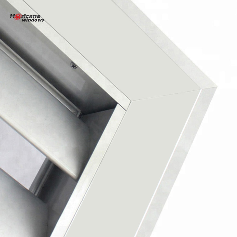 Superhouse NFRC AS2047 standard custom internal adjustable grey aluminium or glass single hinged louver louvered door