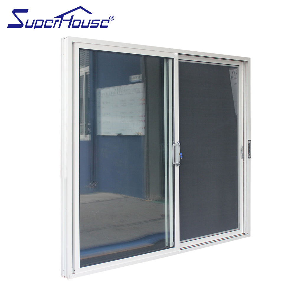 Superhouse Australian Standard AS2047 Matt Black Aluminum Double Glaze Sliding Doors & Window