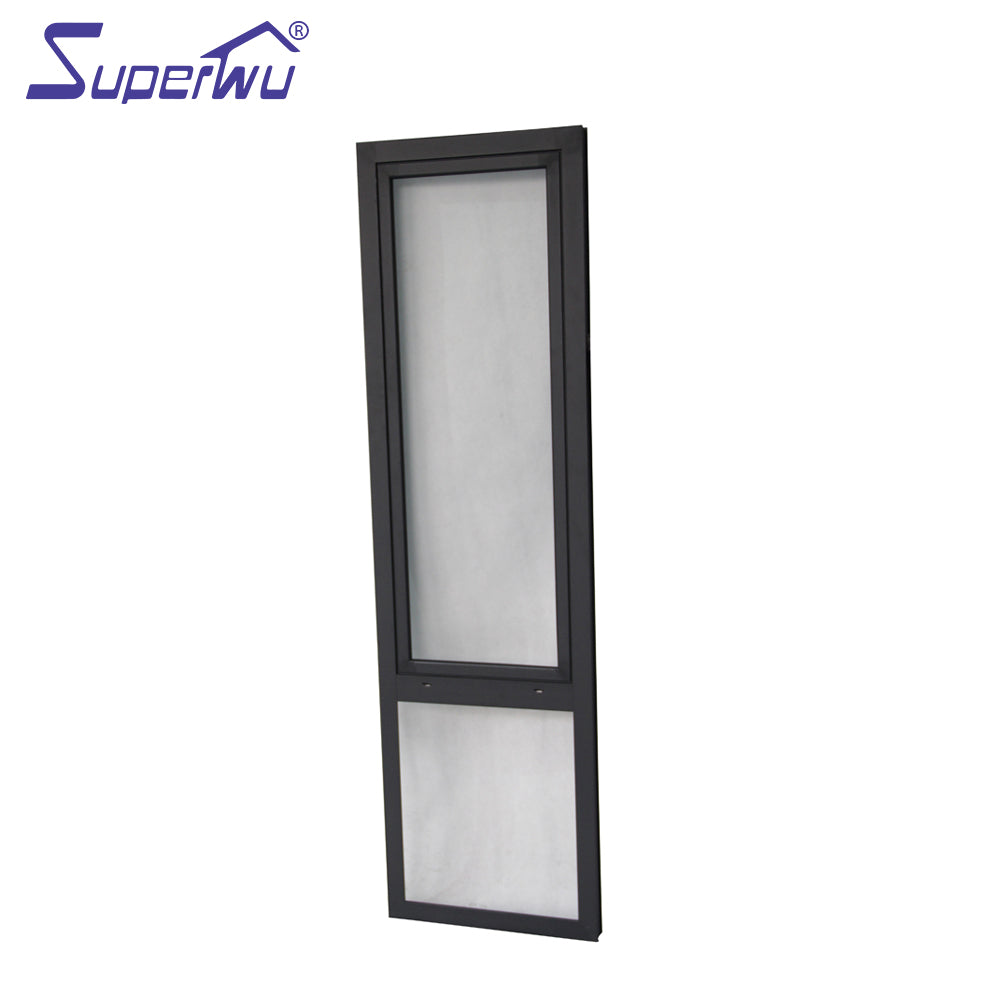 Superwu European style energy efficient aluminium tilt and turn double glazed windows