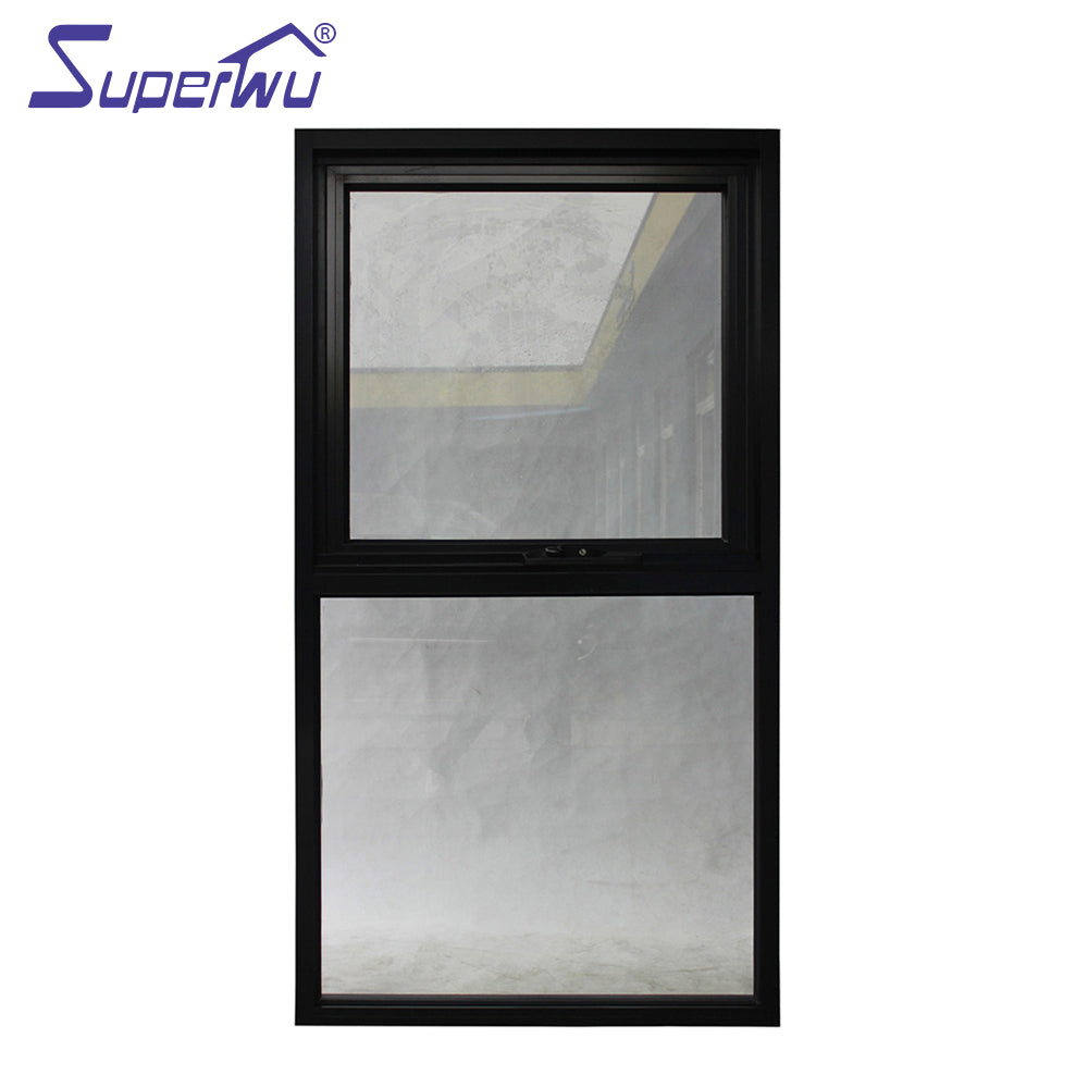 Superwu NFRC certificated window Thermally-efficient Aluminum Triple Pane awning Window