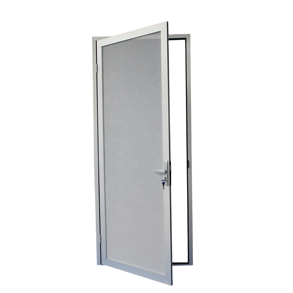 Superwu Silver color stainless steel single hinged door French door factory direct supply