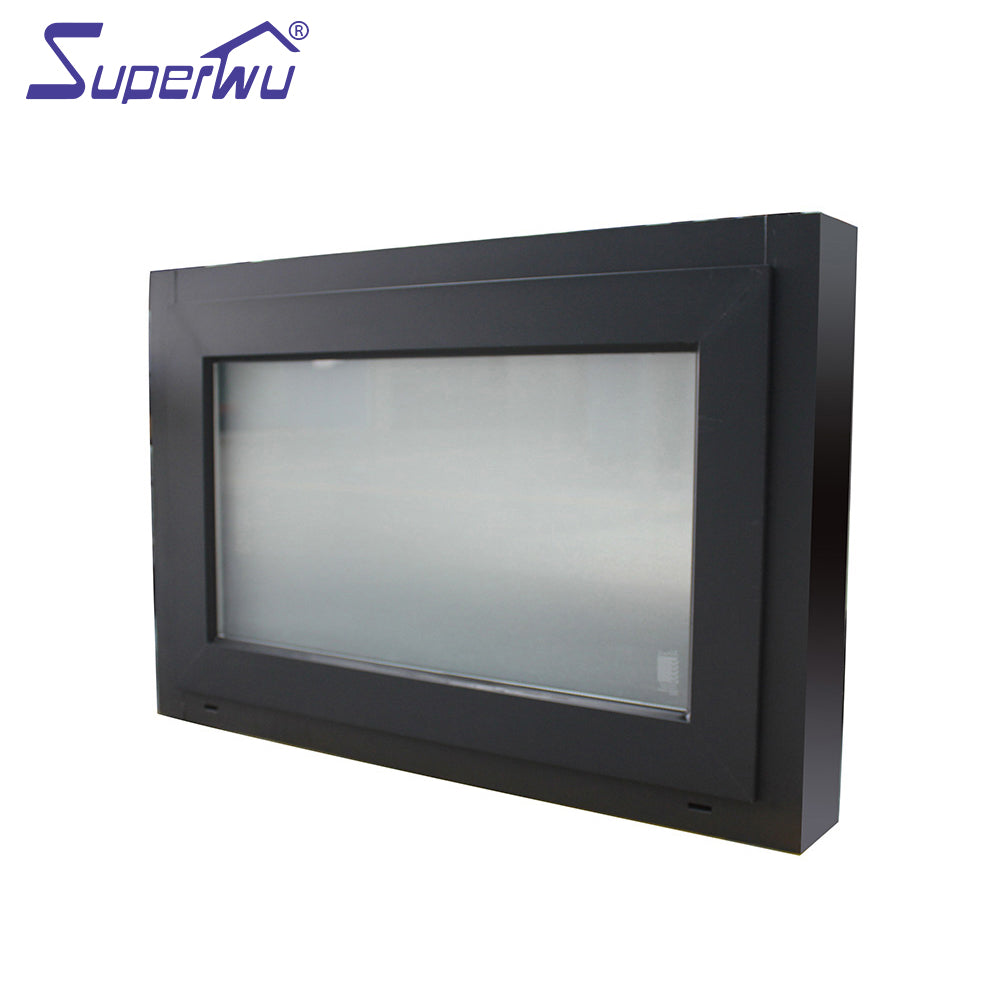 Superwu Impact Resistance Aluminum Frame Commercial awning Window for Replacement Used
