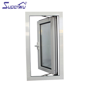 Superwu Thermal break 2020 new products window professional double glazing aluminum french window swing design