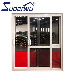 Superwu Factory sale Australia standard commercial aluminum hanging rail door