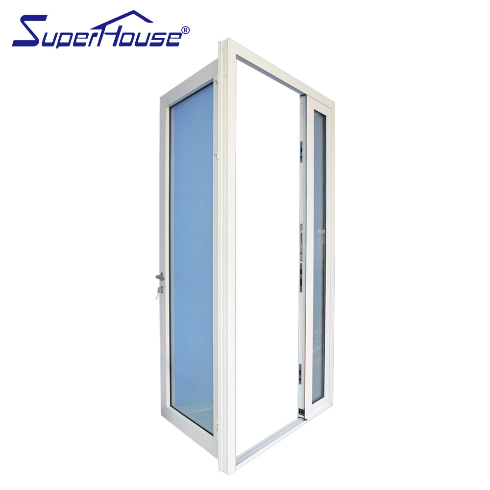 Superhouse AS2047 NFRC AAMA NAFS NOA standard Thermal break double glass aluminium used french doors