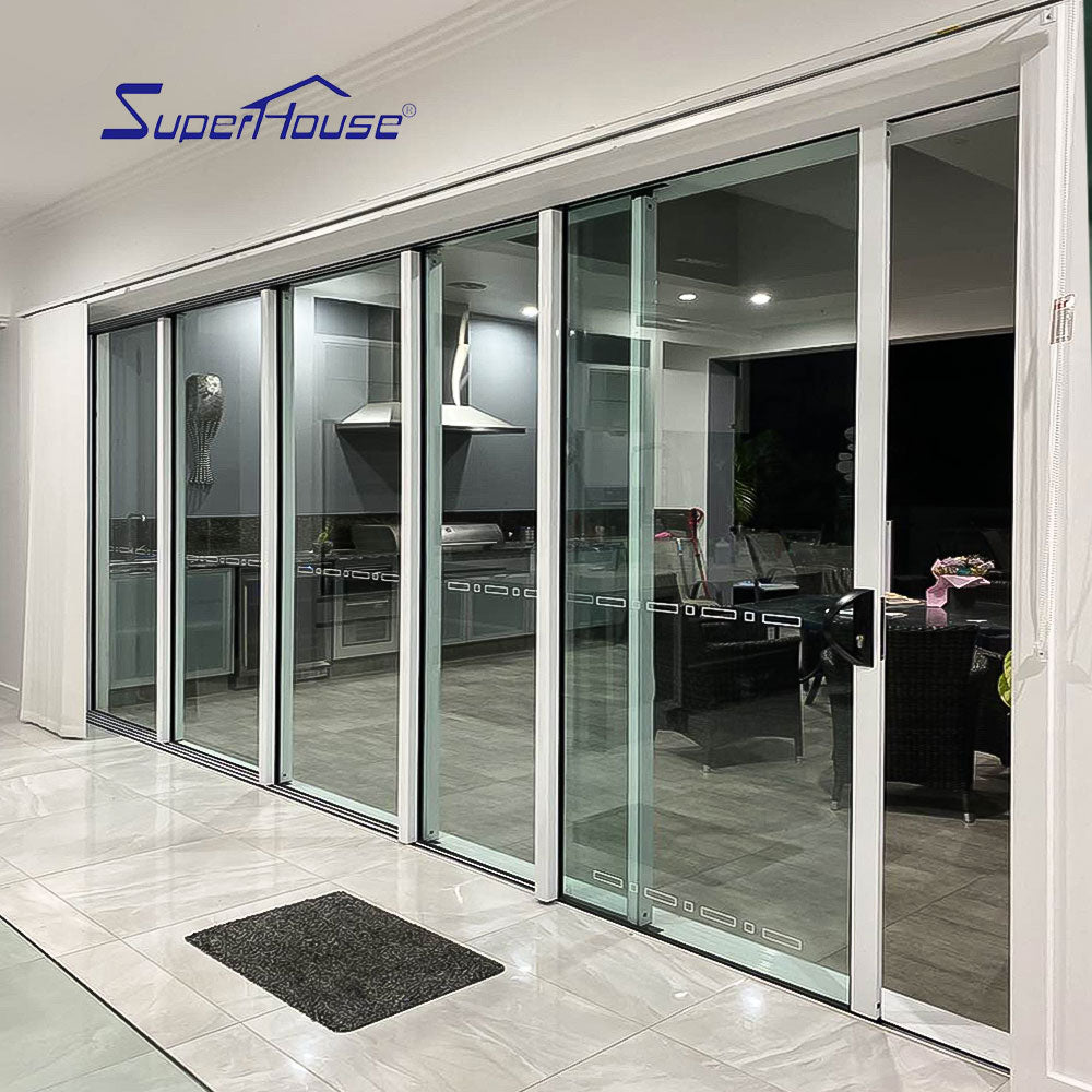 Superhouse Australian standard As2047 high quality aluminum glass sliding doors