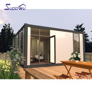 Cheap prices fireproof luxury container house prefabricated house movable prefab building aluminum window under 100k