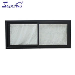 Superwu Australia standard AS2047 Aluminum thermal break glass sliding window double glazed window