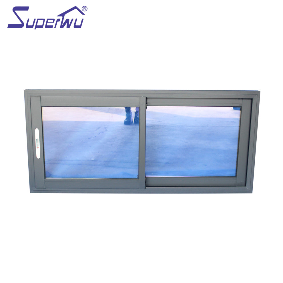 Superwu Sliding patio windows commercial glass windows heavy duty best quality factory directly cheap price supply