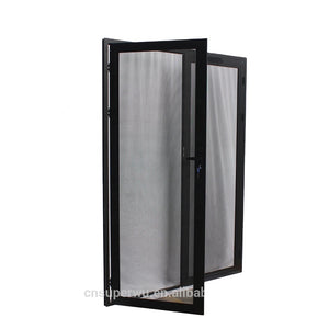 Superwu high quality Aluminum Profile security screen door design stainless steel mesh double casement french door