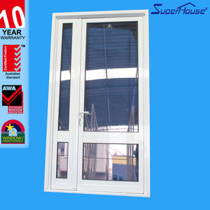 Superhouse Cheap PVC Windows And Doors Aluminum Hinged Door For Sale