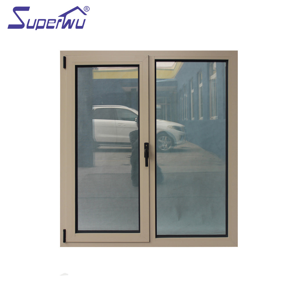 Superwu Australia standard aluminum windows and doors aluminium tilt and turn windows wholesale
