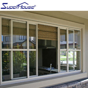 Superhouse Grill design EU style sliding window with double glass
