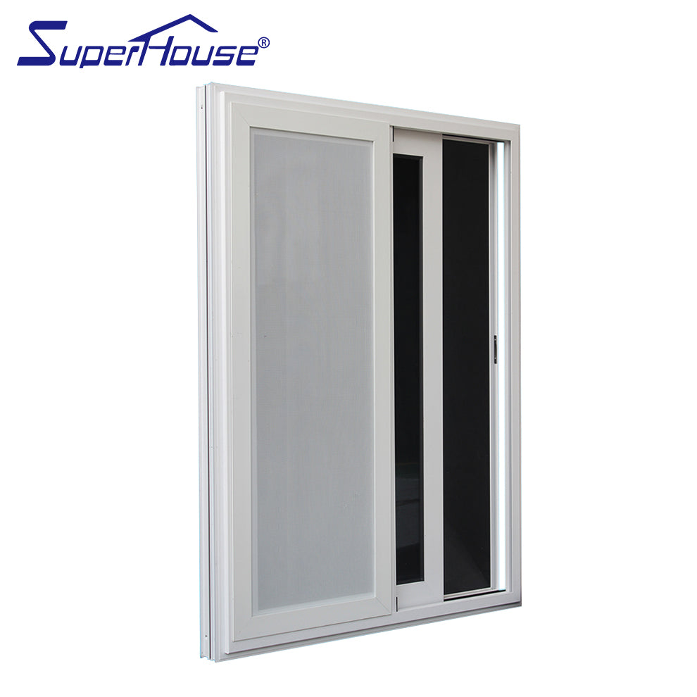 Superhouse wholesales sliding window design double glass window aluminium sliding window
