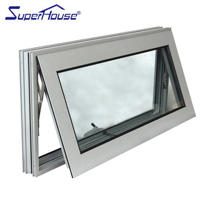 Superhouse Australia townhouse use single glazed aluminum awning windows