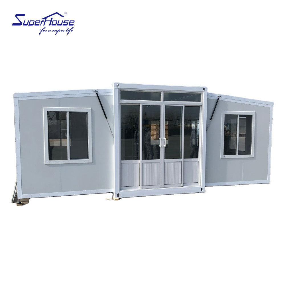Superhouse 2 Bedroom Foldable Prefabricated Houses Portable Collapsible Expandable Container Living House under 50k