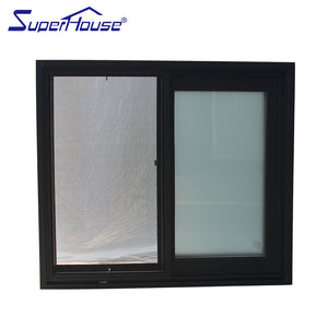 Superhouse AS2047/NOA/NFRC aluminum alloy tempered glass sliding window