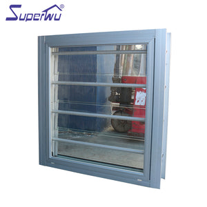 Superwu Aluminum louver shutter Window glass louver with burglary proof windows Australia standard