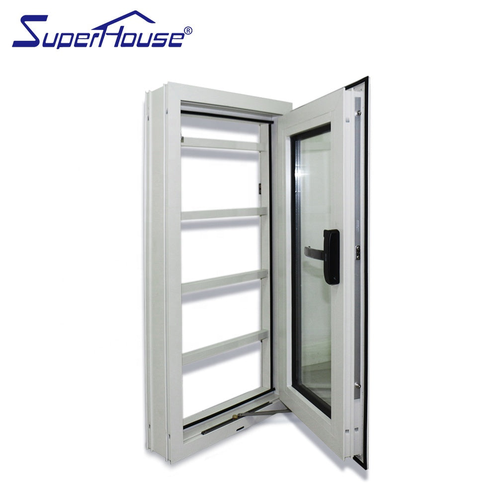 Superhouse China manufacturer supply burglar proof cheap aluminum storm windows