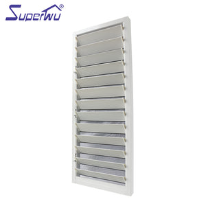 Superwu White aluminum shutters and gauze are affordable for household use, which can be both ventilated and shading