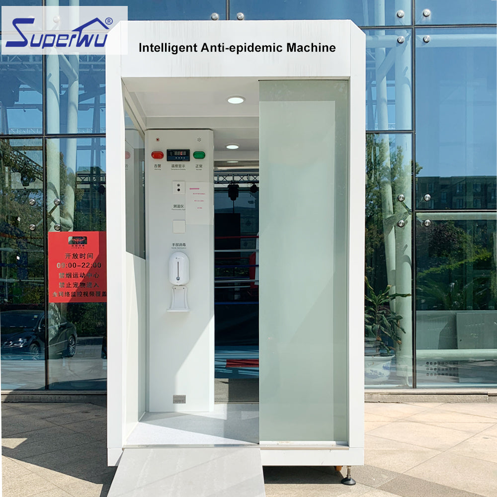 Superwu Prefab house Automatic intelligent mobile thermometry measurement and entry spray virus sanitizing gate