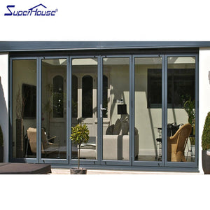 Superhouse Exterior glass folding door aluminum residential doors