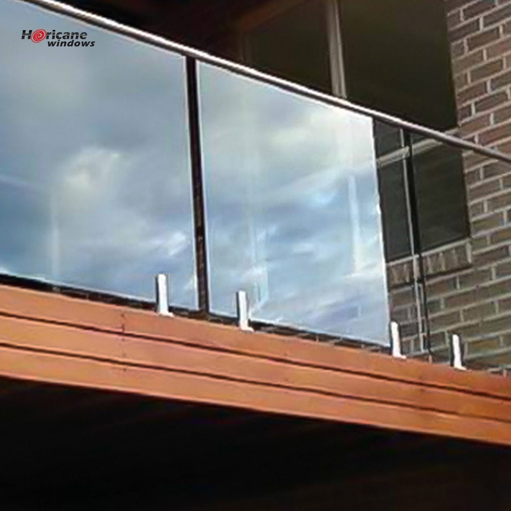 Superhouse u channel glass balustrade