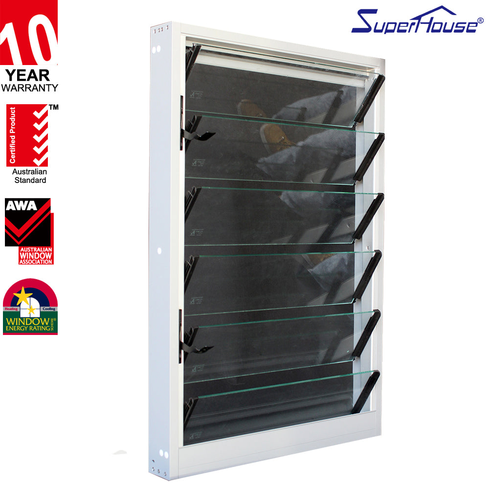Superhouse High Quality Exterior louver glass window louvers from china