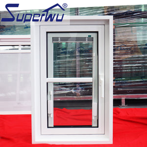 Superwu DADE/AS2047/NFRC office safe glass hurricane impact aluminum windows and doors