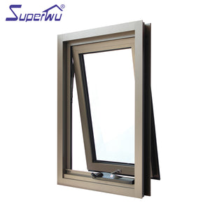 Superwu Manufacturer Double Glazing Proof Design Aluminum Type Thermal Break Windows Open Awning Windows