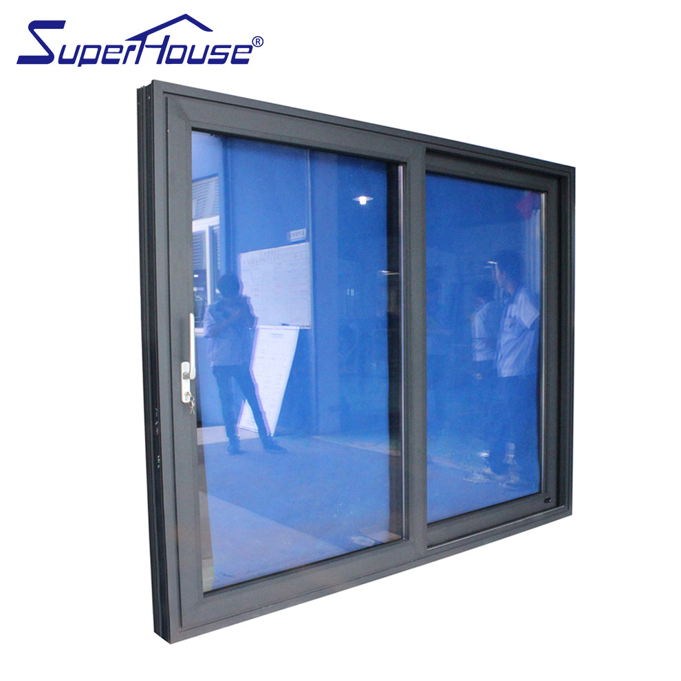 Superwu Aluminum profile lift and sliding door with lock anti-noise glass aluminum interior sliding doors