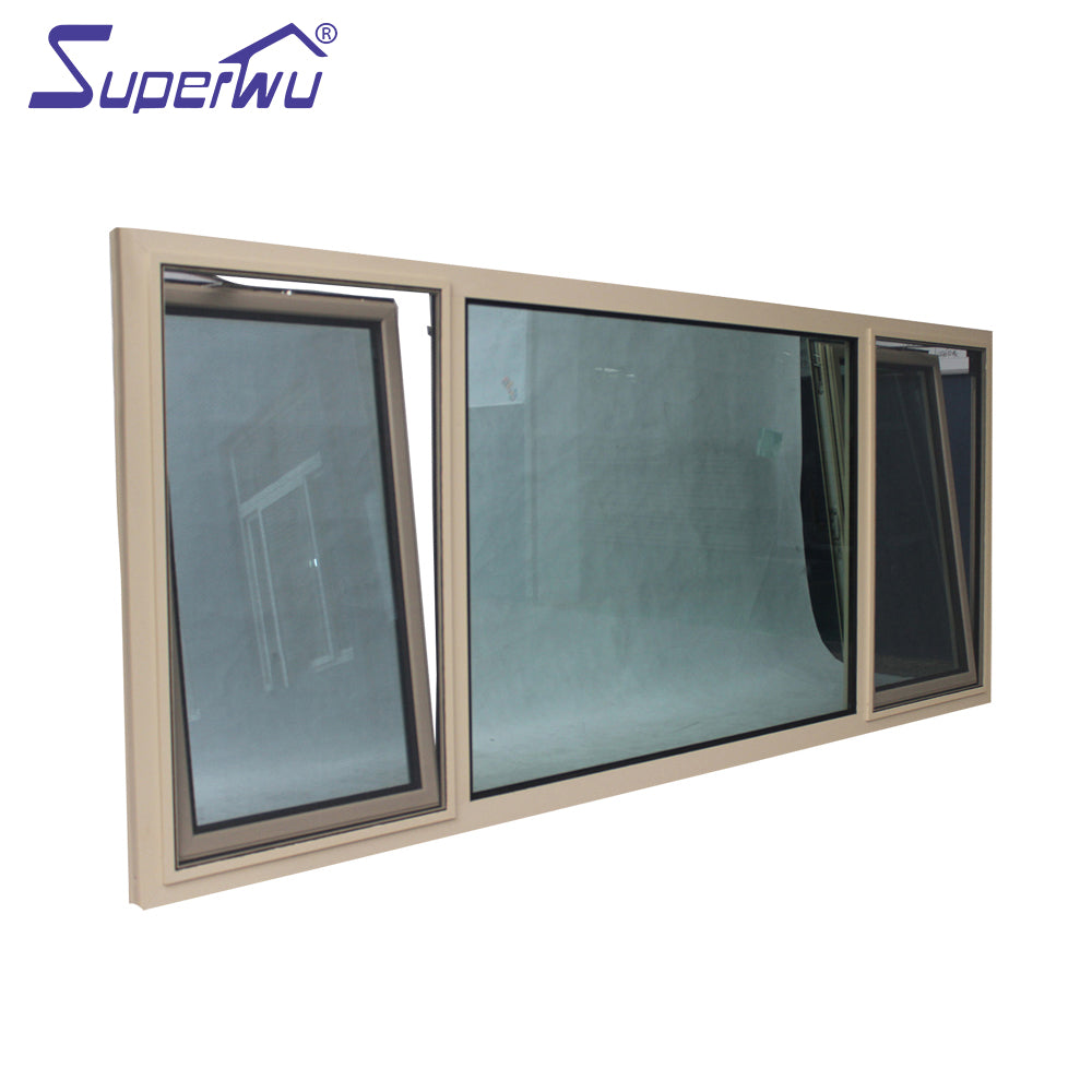 Superwu Hot sale factory direct aluminium windows brisbane northside tilt and turn window insect screen
