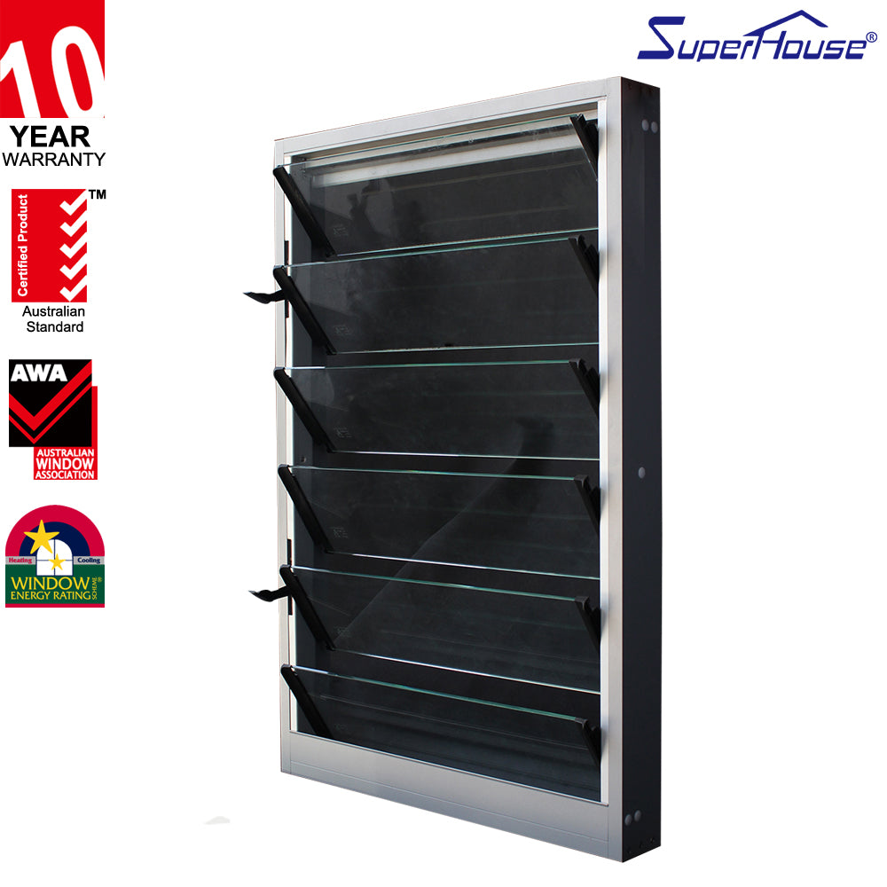 Superhouse High Quality Exterior louver glass window louvers from china