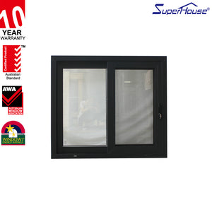 Superhouse double glazed aluminum sliding windows drawing window frame aluminium