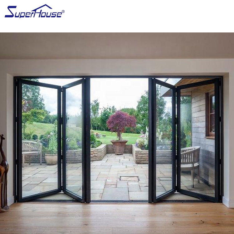 Superhouse High-end villa use high quality folding doors and windows