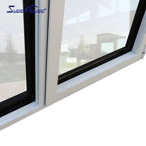 Superhouse North America NFRC and NOA and Australia AS2047 standard powder coating aluminum cheap casement windows