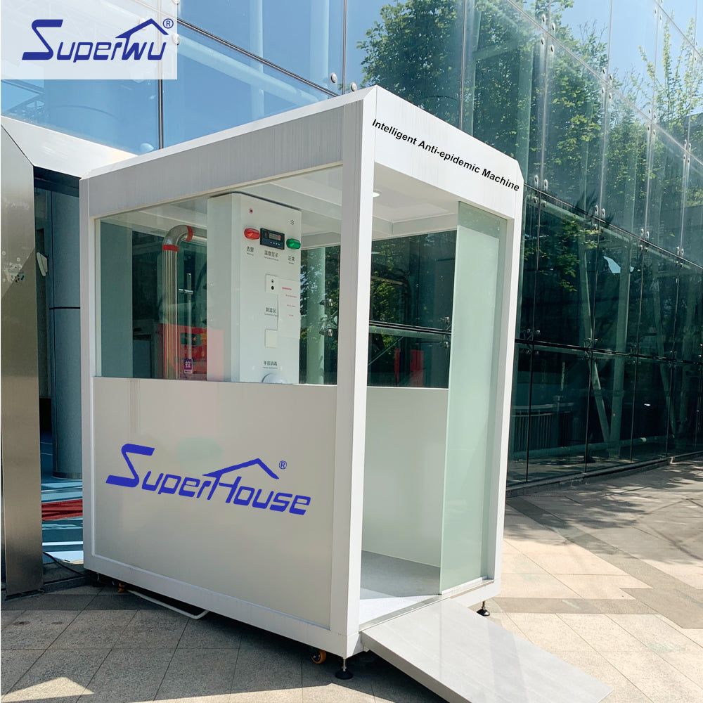 Superwu Prefab house disinfection gate disinfection chamber cabinets disinfectant tunnel temperature measuring door