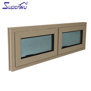 Superwu Wholesale Residential Storefront awning top hung Window