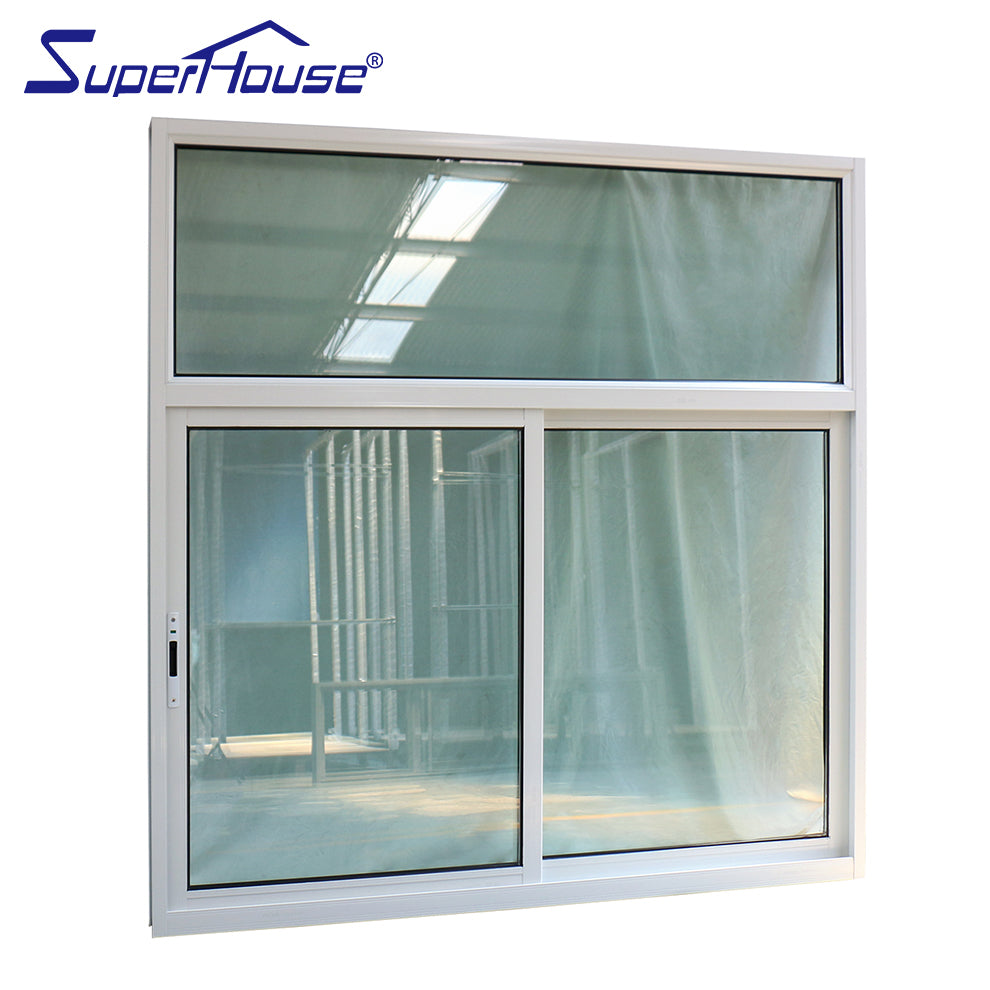 Superwu Customized aluminum sliding windows and fixed part with high quality meet Australia standard