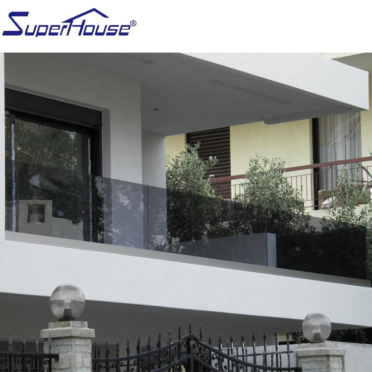 Superhouse Superhouse stainless steel balustrade with color tinted glass for commercial project